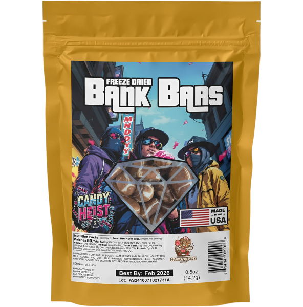 CANDY HEIST - Freeze Dried Bank Bars 14.2g